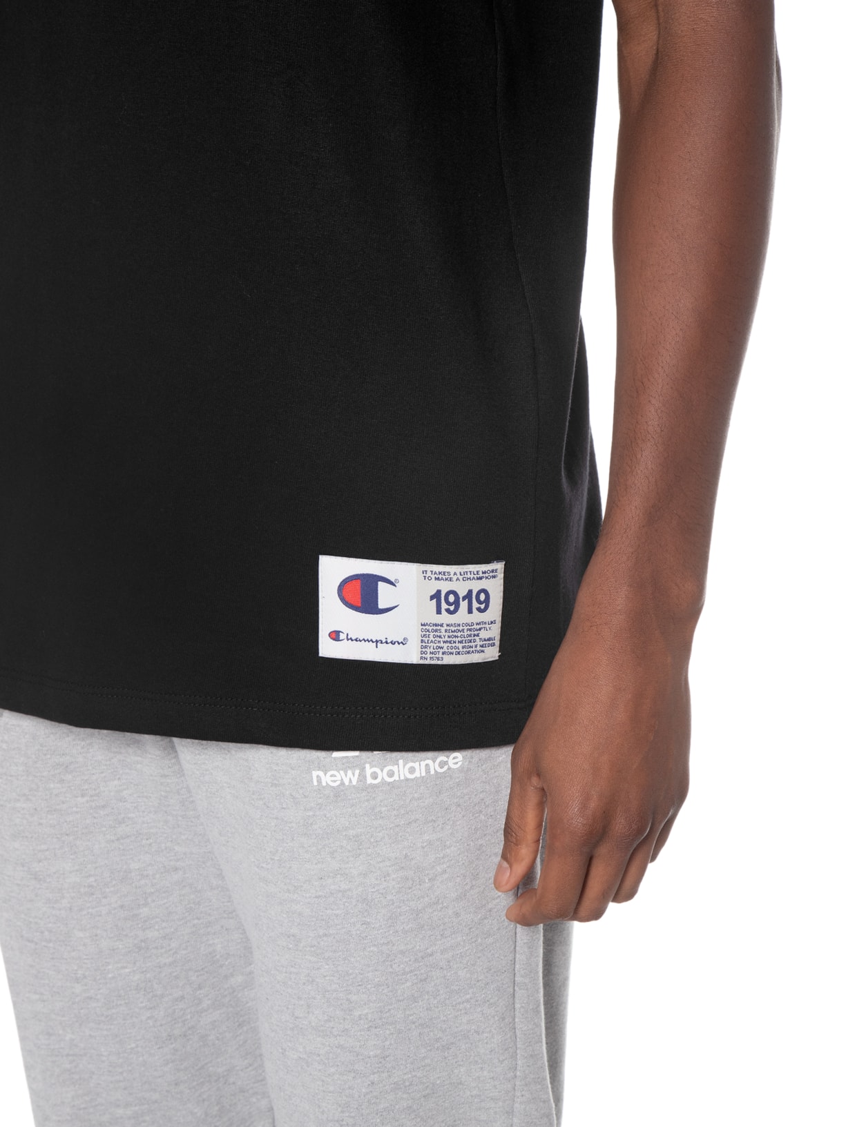 Camiseta Masculina Logo C Embroidery Preto Champion