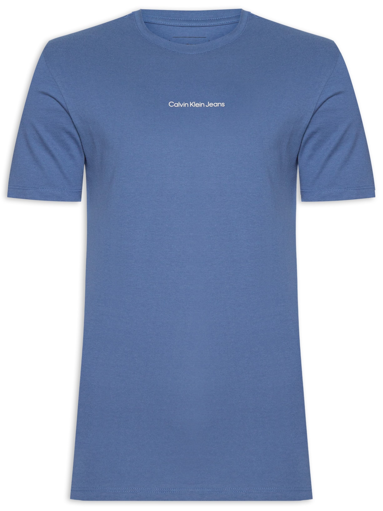 Camiseta Masculina Logo Centralizado - Azul