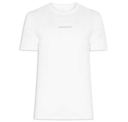 Camiseta Masculina Logo Centralizado - Branco