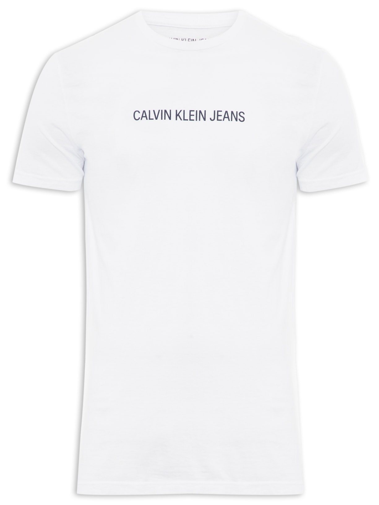Camiseta Masculina Logo Centralizado - Branco