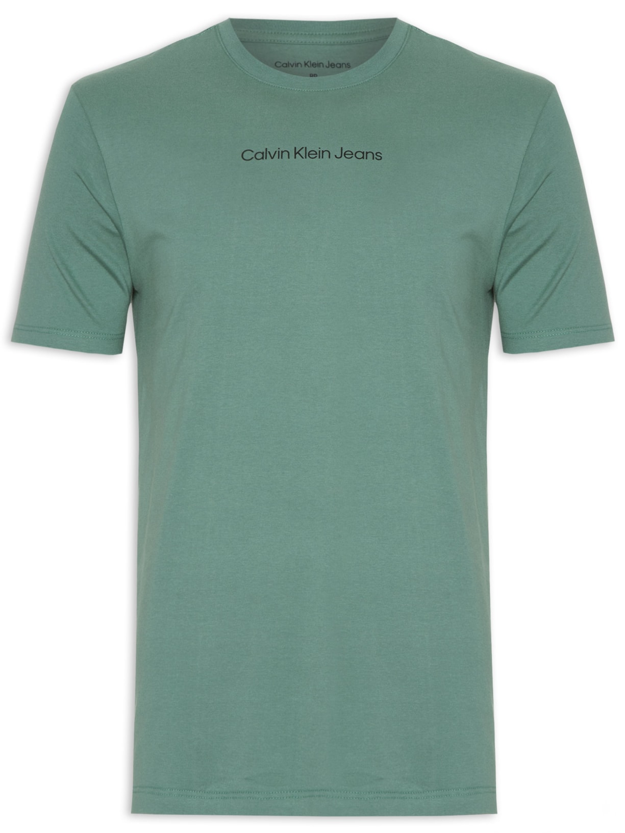 Camiseta Masculina Logo Centralizado - Verde