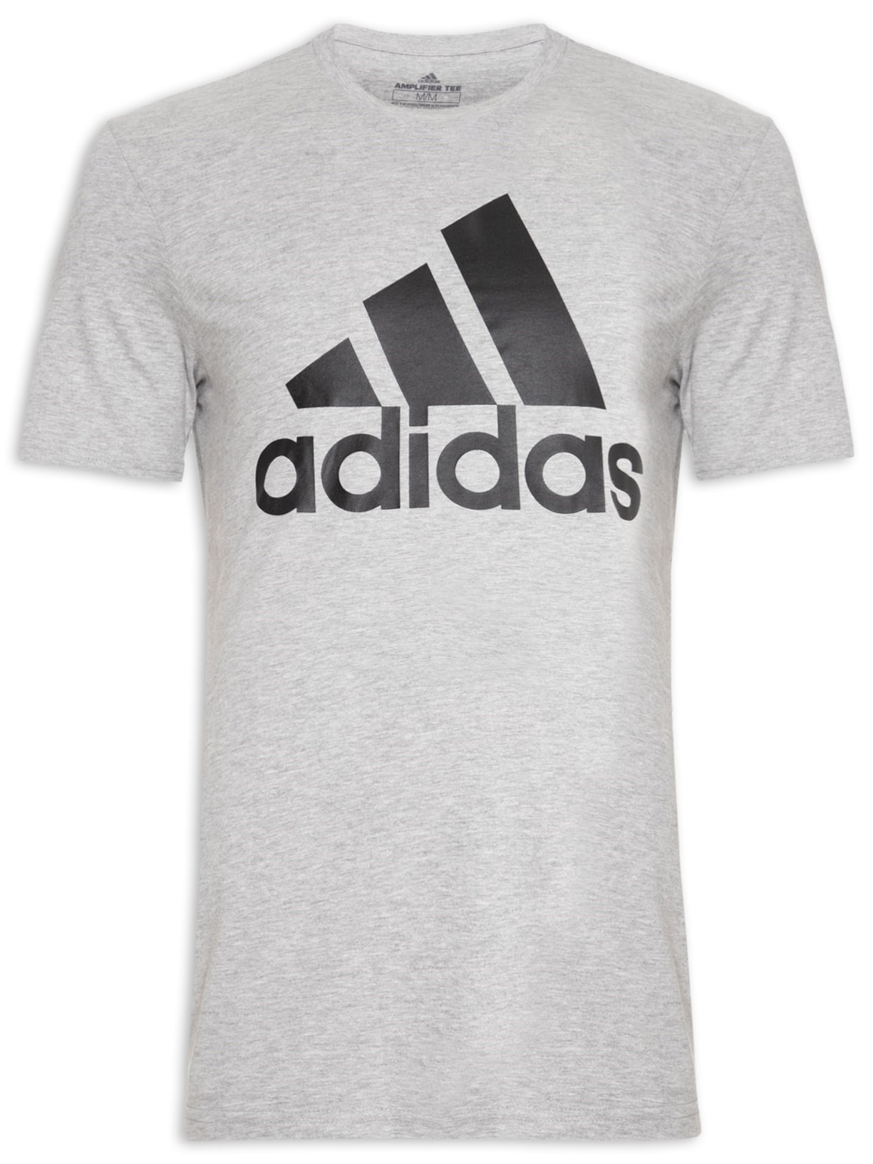 Camiseta Masculina Logo Cinza Adidas