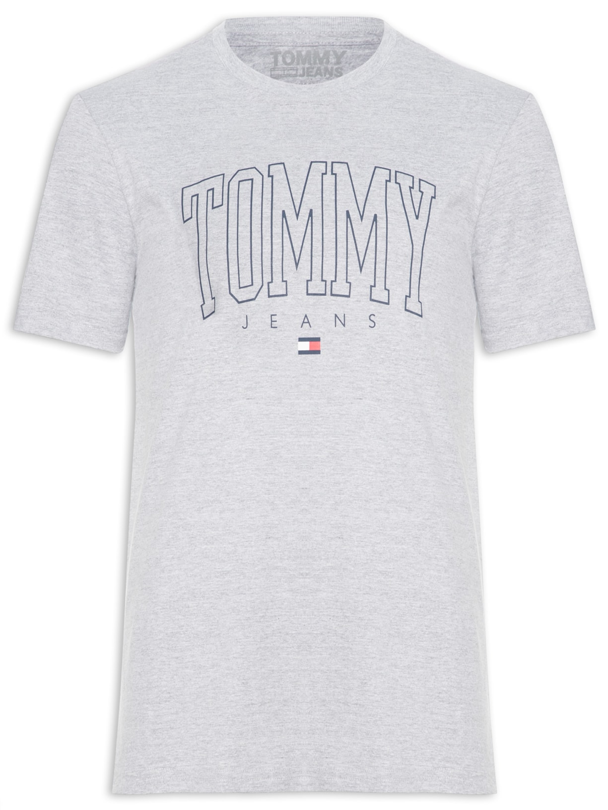 Camiseta Masculina Logo College Tee - Cinza