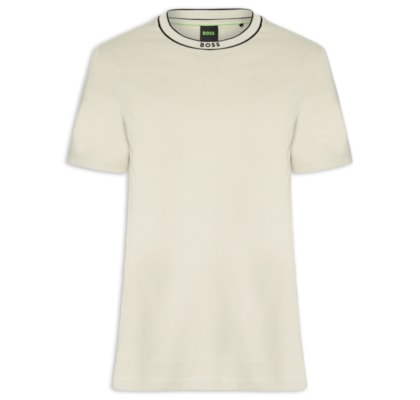 Camiseta Masculina Logo Crew Neck Tee 5 - Bege