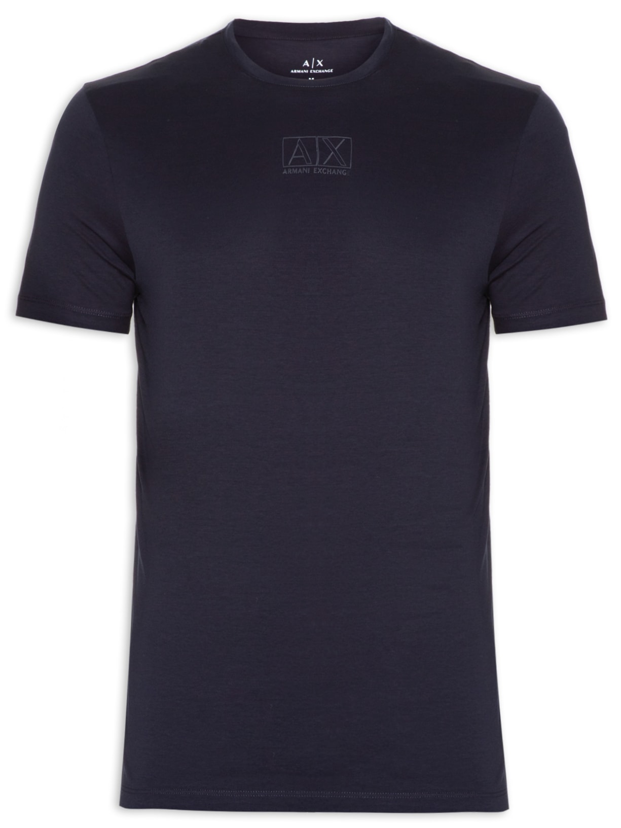 Camiseta Masculina Logo Emborrachado - Azul