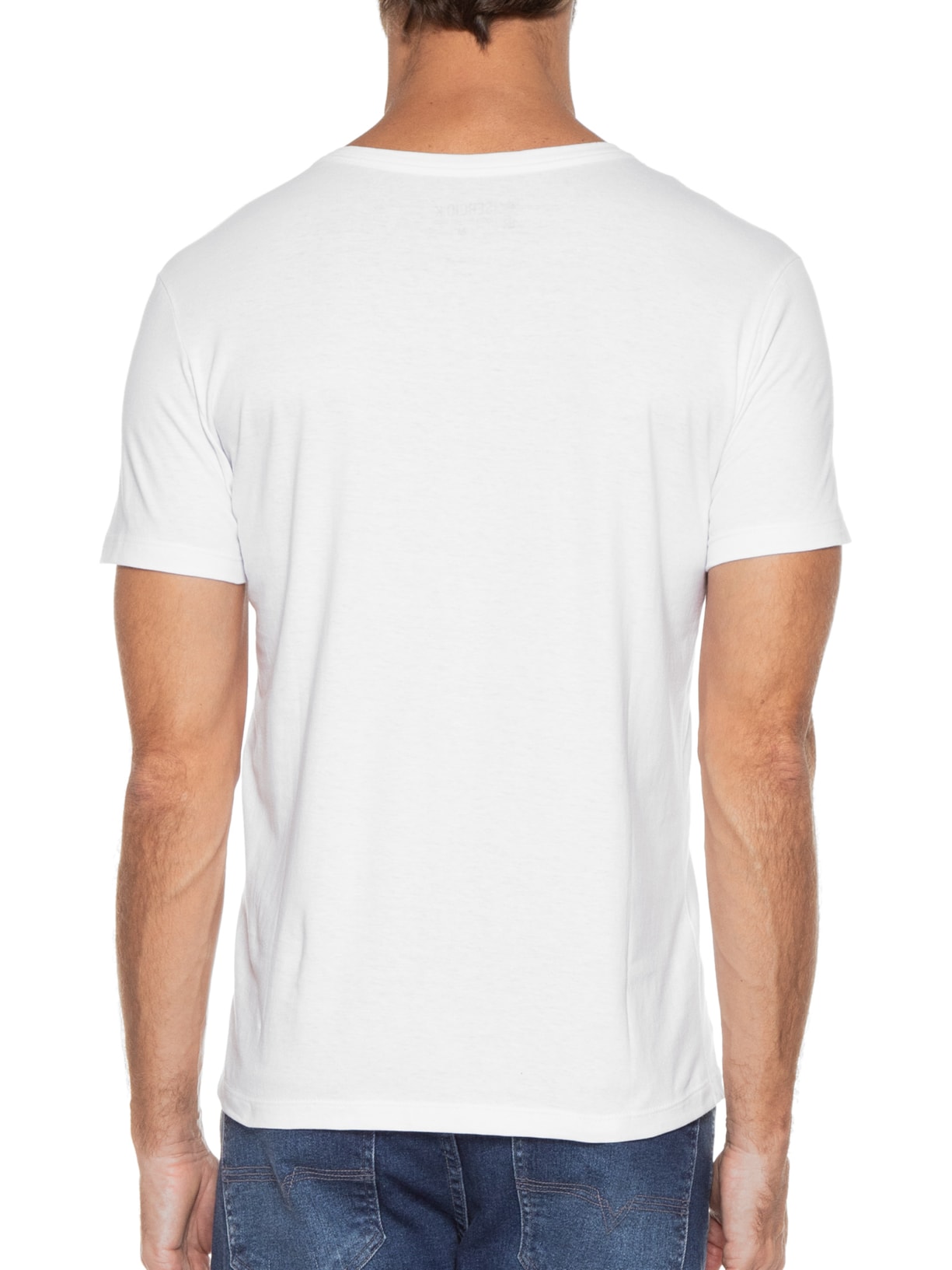 Camiseta Masculina Logo Graphic Peito Branco Sergio K