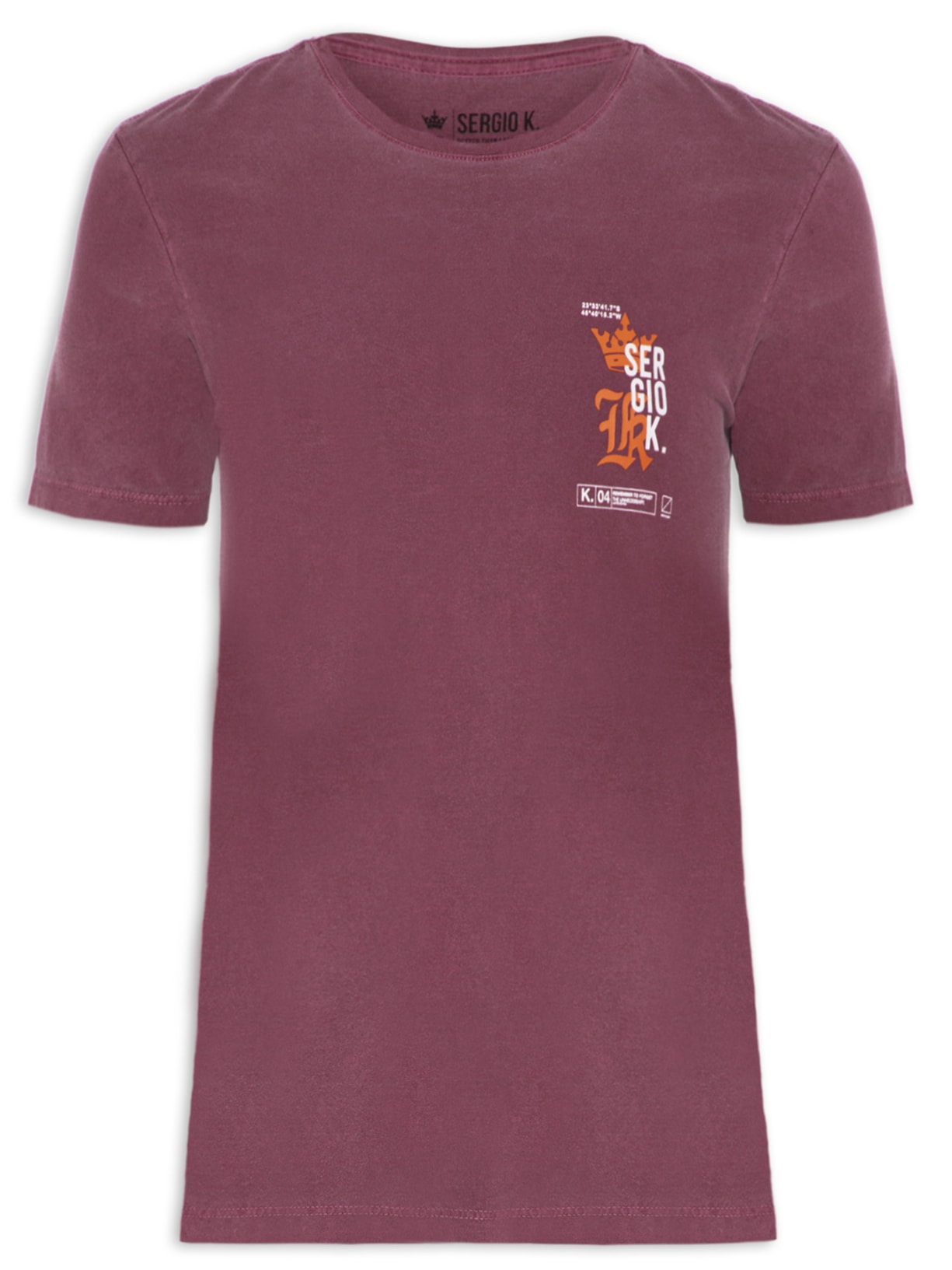 Camiseta Masculina Logo Graphic Peito - Vermelho