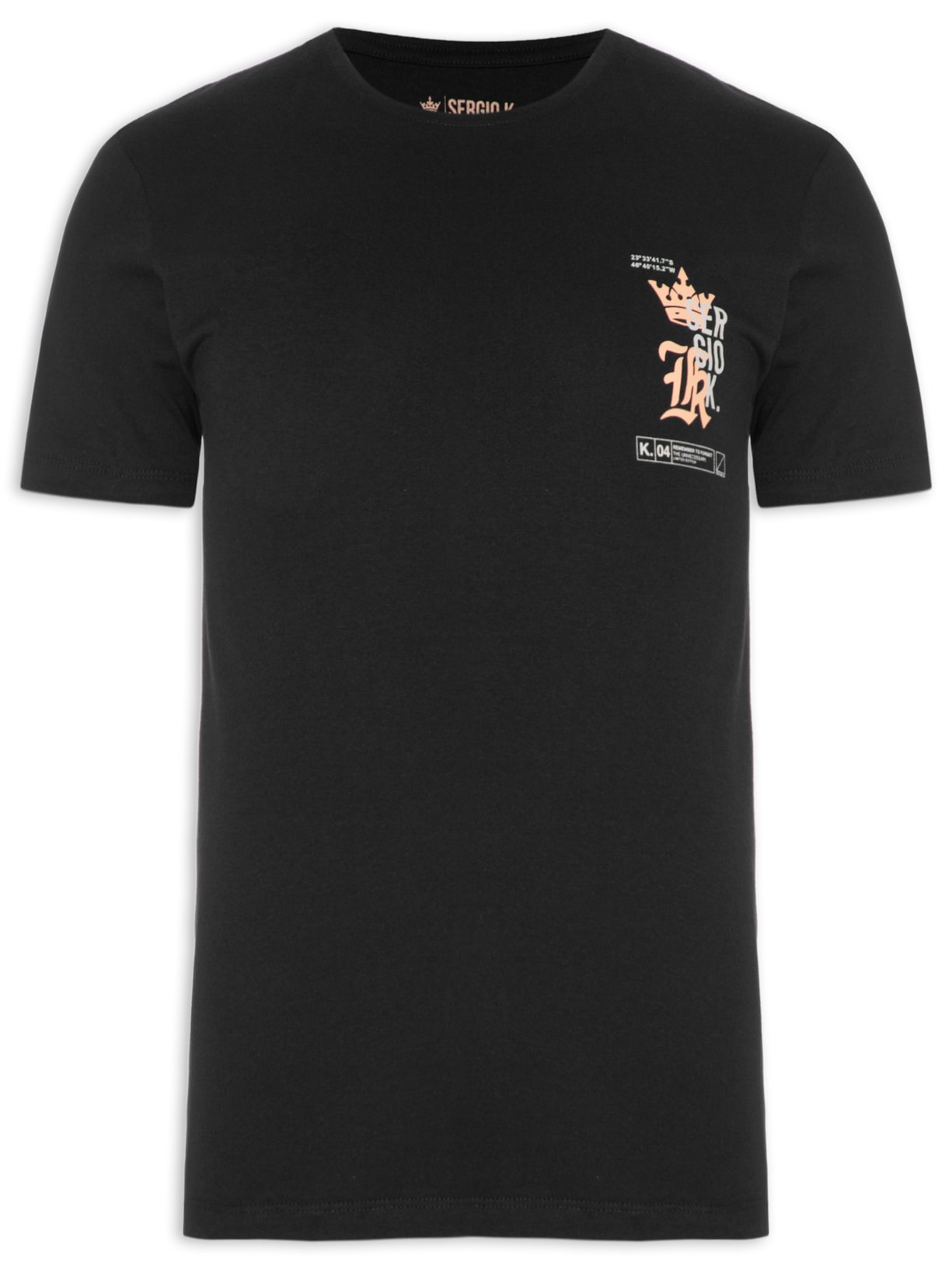 Camiseta Masculina Logo Graphic - Preto