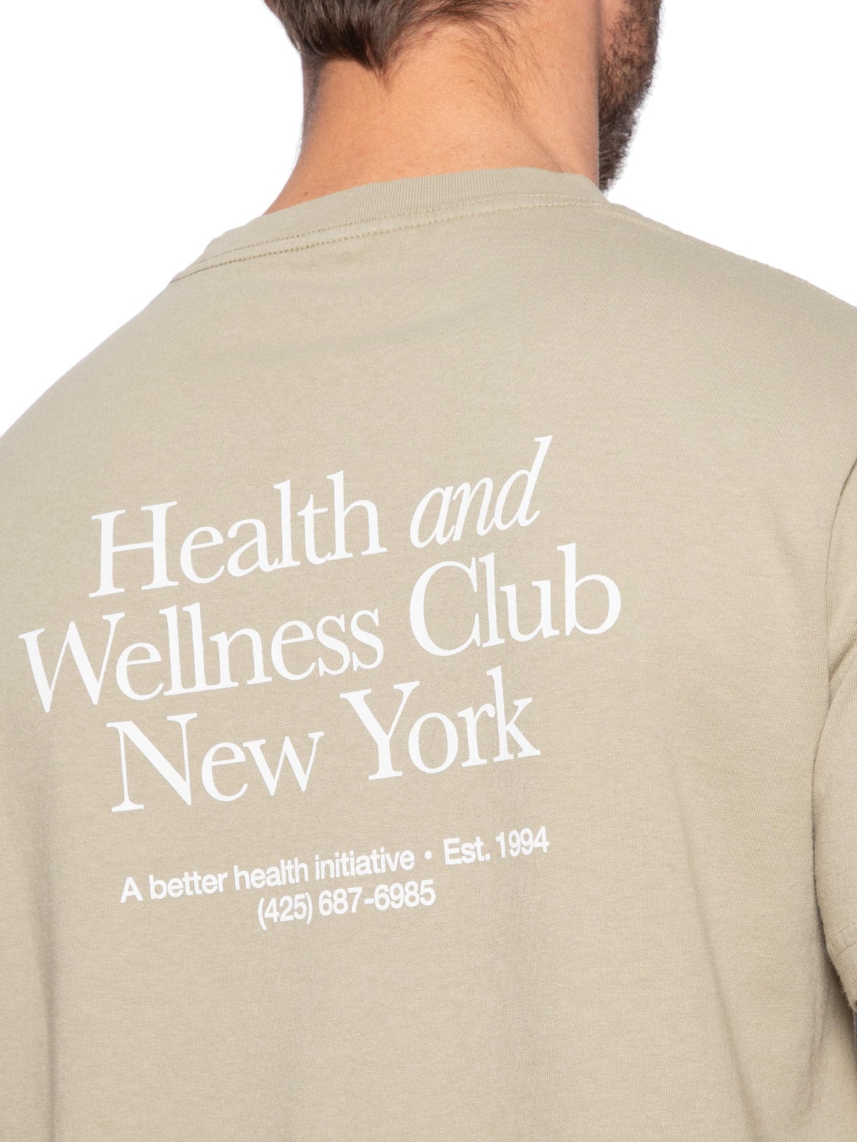 Camiseta Masculina Logo Hwcny Bege Sporty & Rich