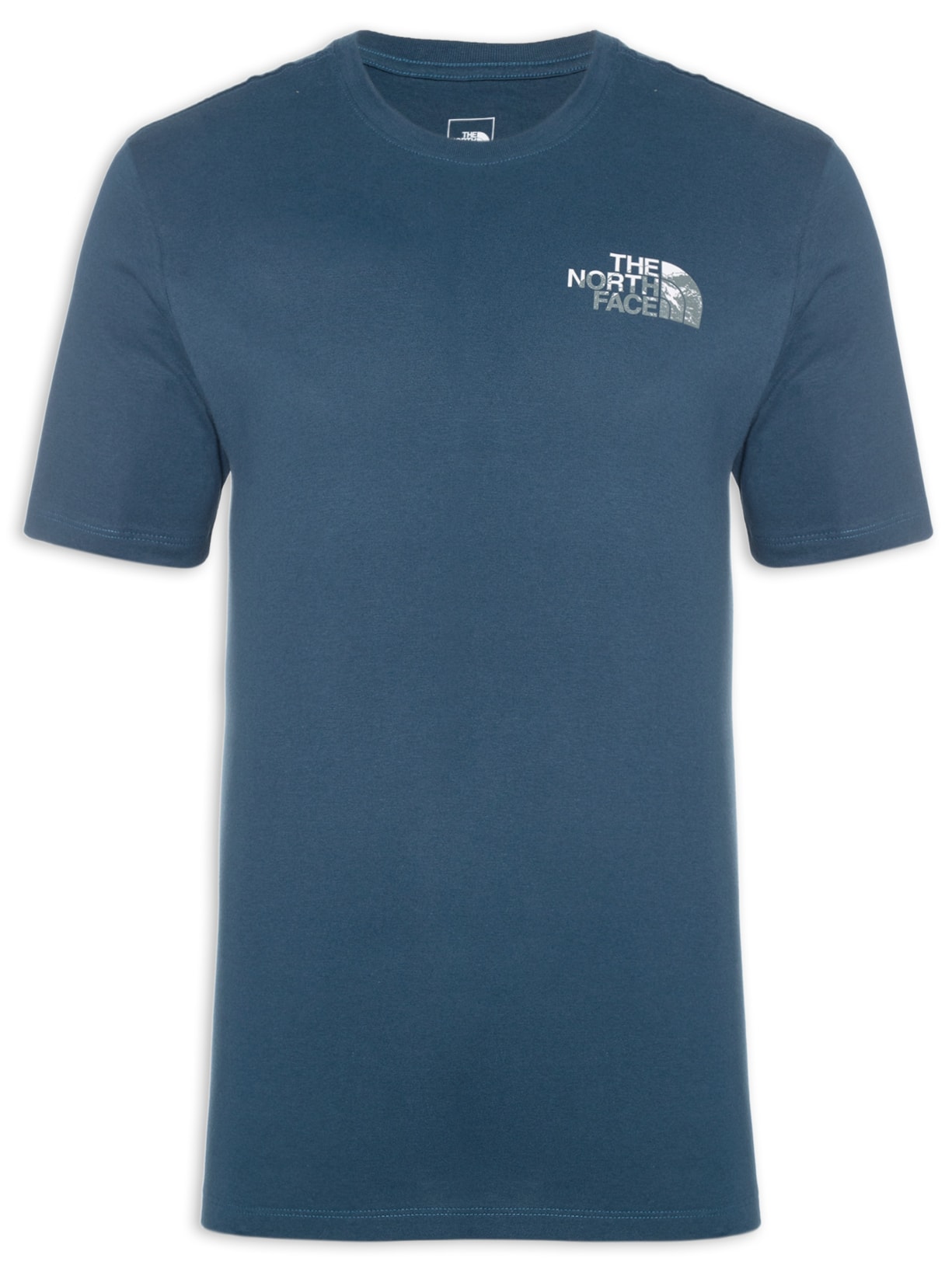 Camiseta Masculina Logo Play - Azul