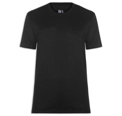Camiseta Masculina Logo Preto - Preto