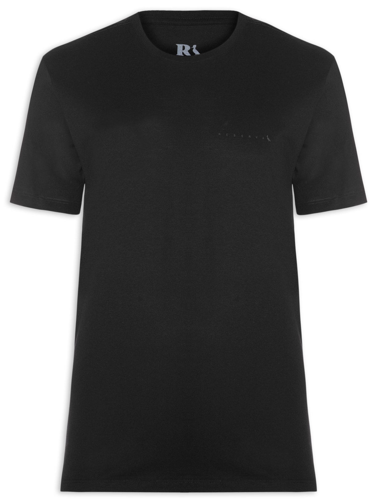 Camiseta Masculina Logo Preto - Preto
