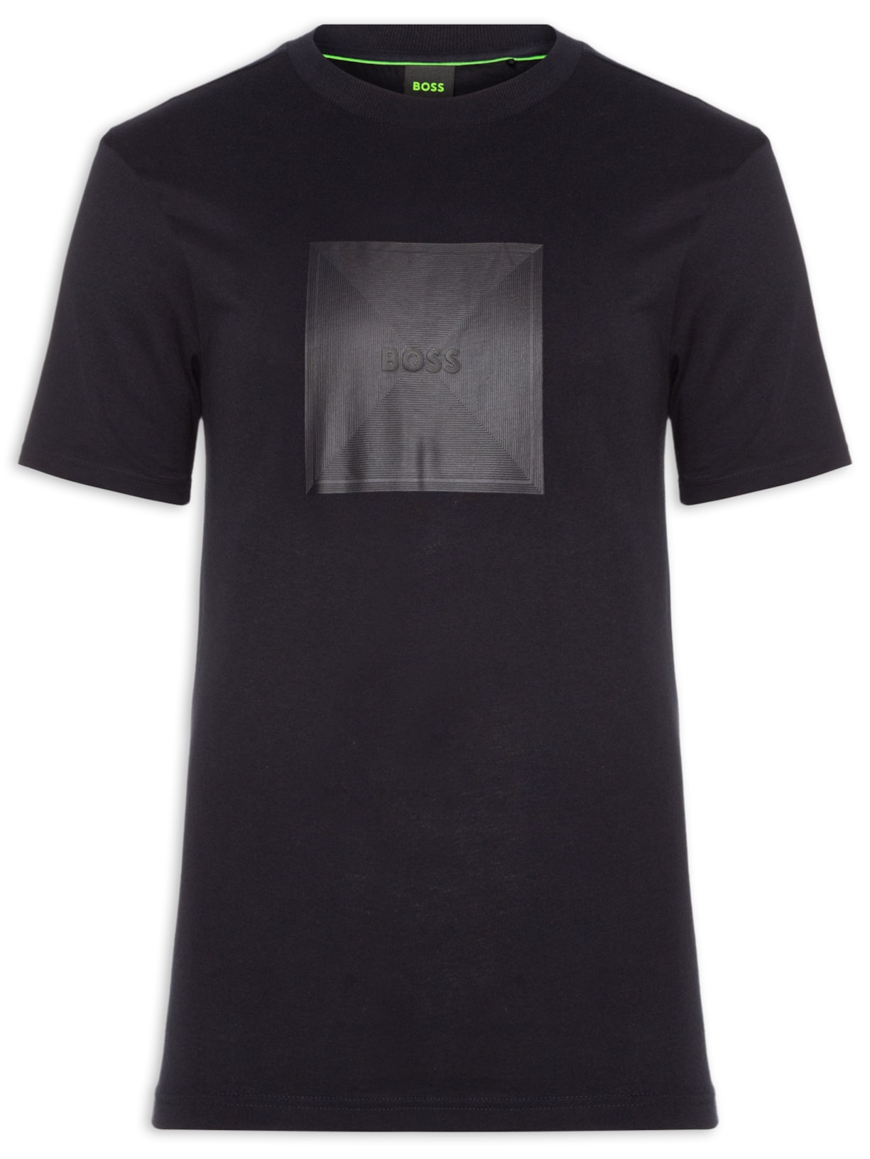 Camiseta Masculina Logo Rib - Azul