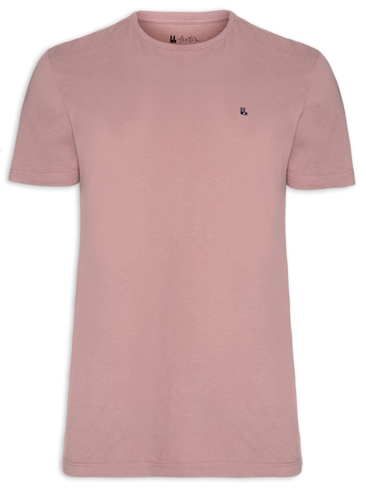 Camiseta Masculina Logo - Rosa