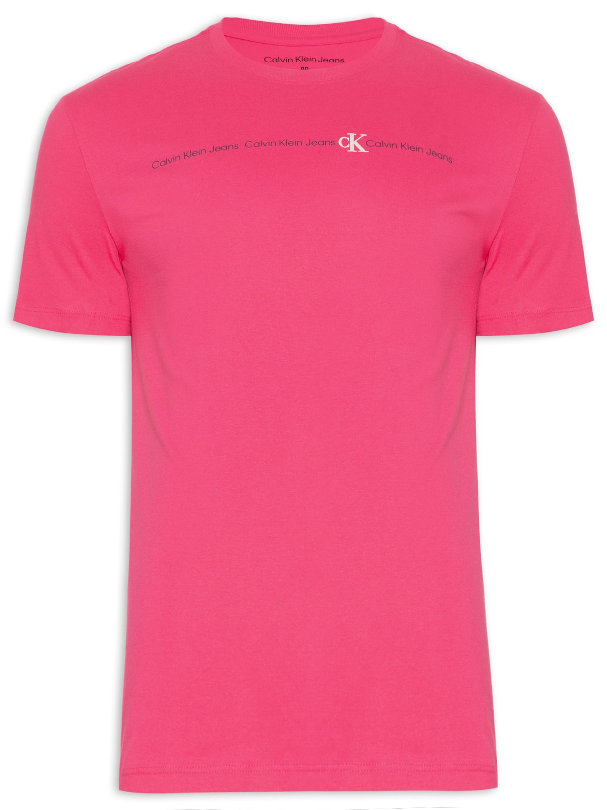 Camiseta Masculina Logo - Rosa