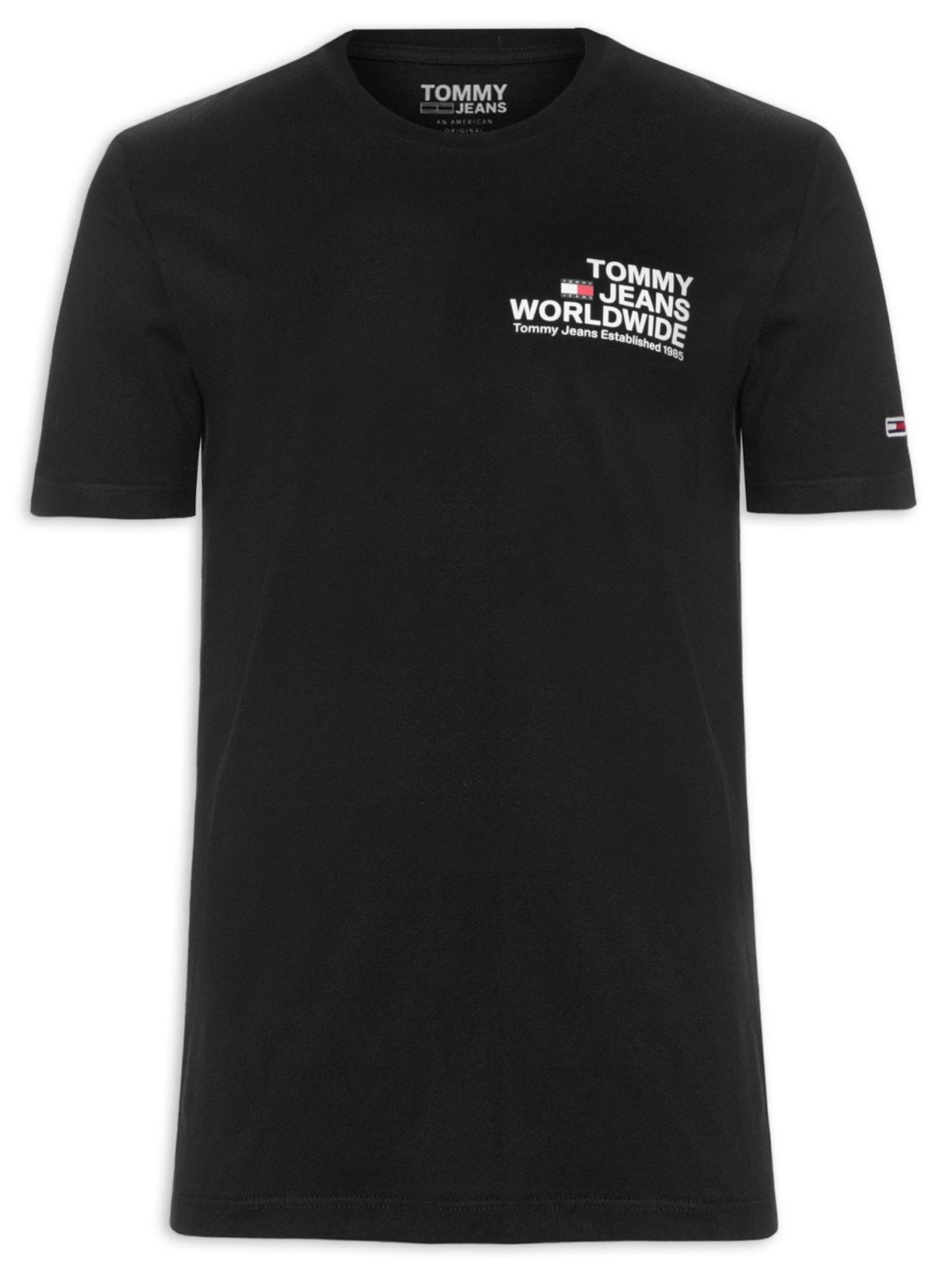 Camiseta Masculina Logo Worldwide - Preto