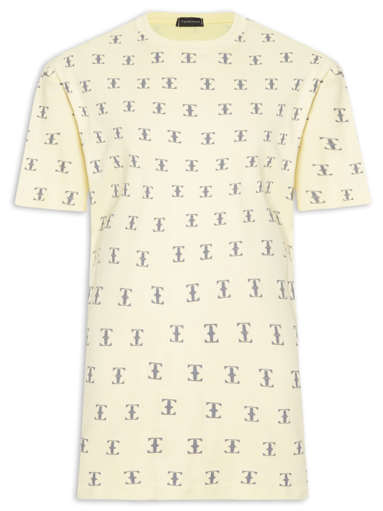 Camiseta Masculina Logomania - Amarelo