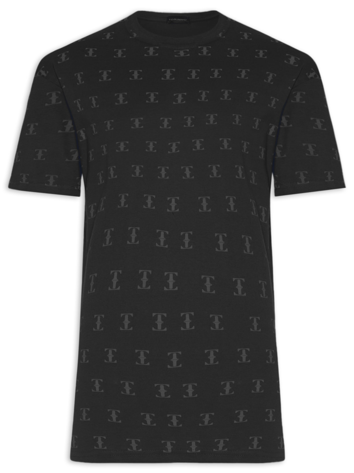 Camiseta Masculina Logomania - Preto