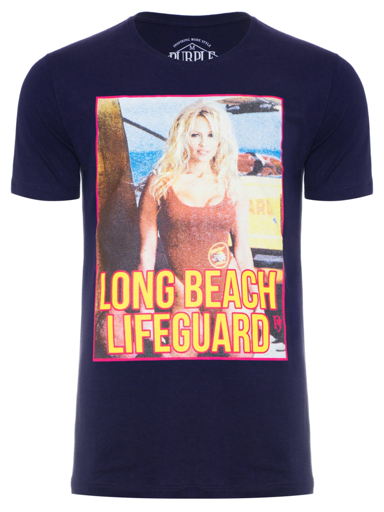 Camiseta Masculina Long Beach - Azul