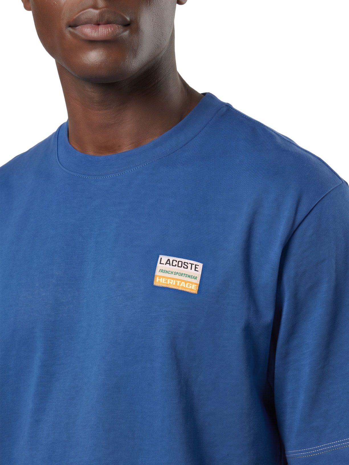 Camiseta Masculina Loose Fit 1933 – Azul Lacoste