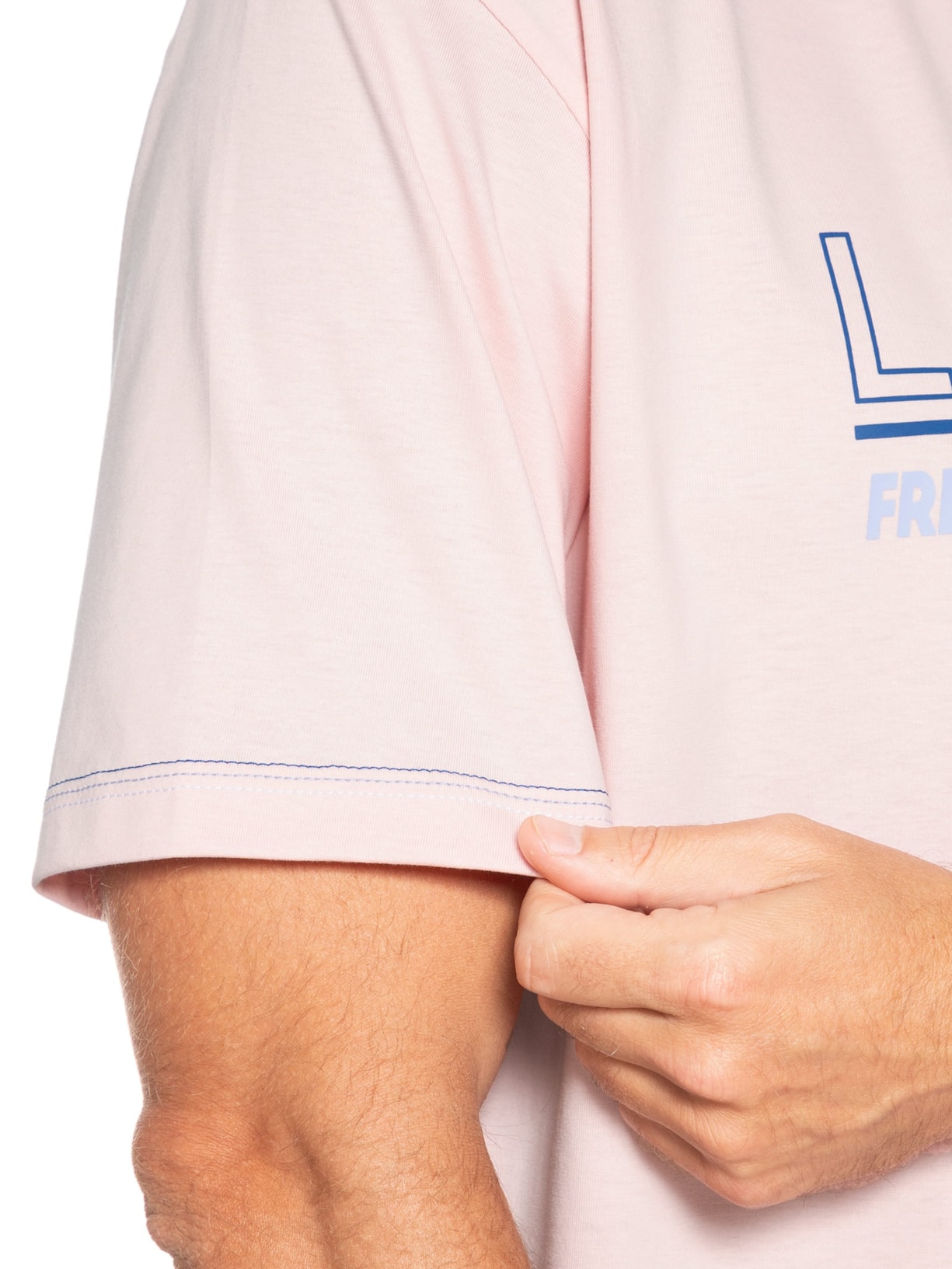 Camiseta Masculina Loose Fit 1993 Rosa Lacoste