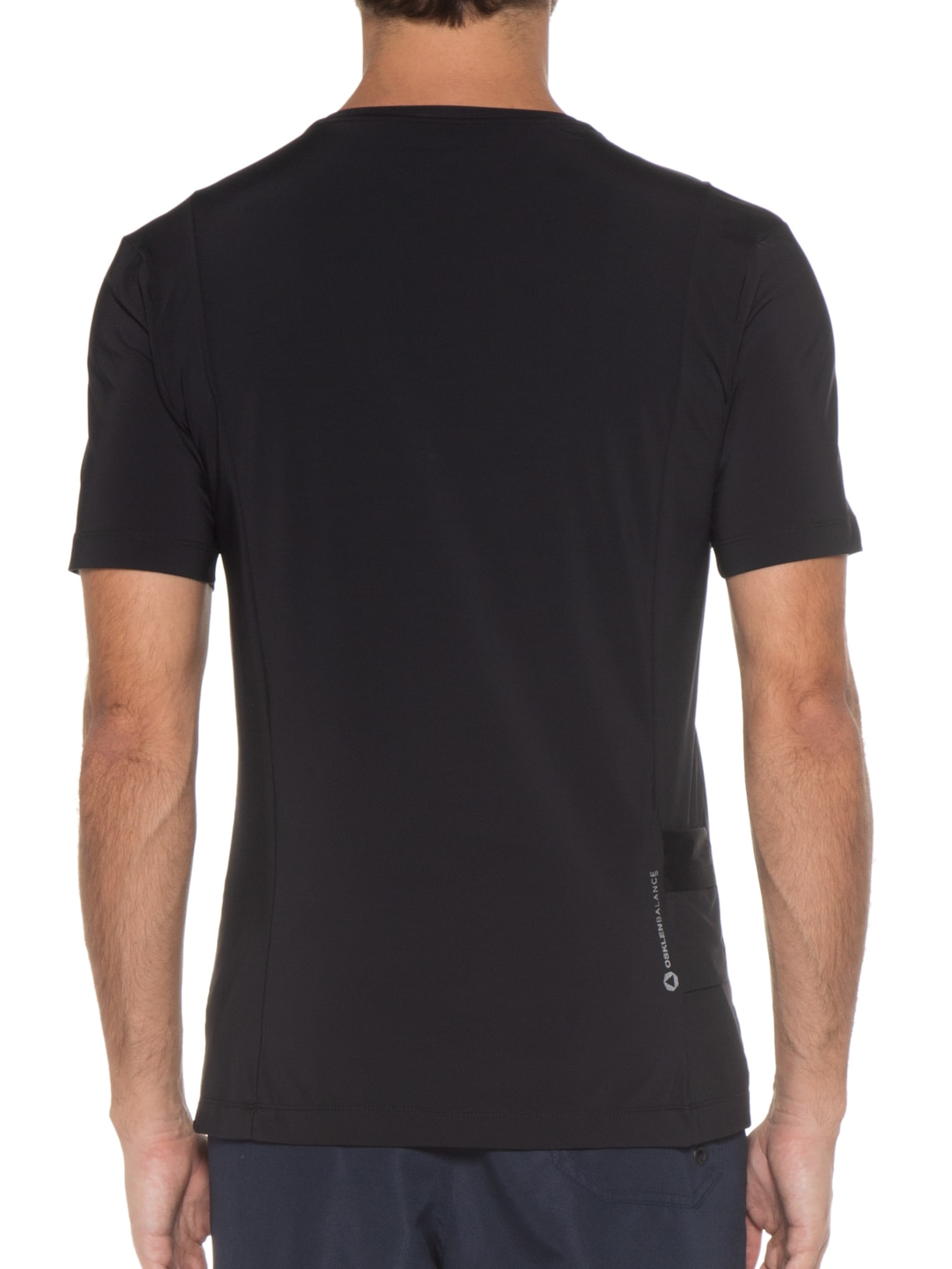 Camiseta Masculina Lycra Balance Preto Osklen