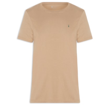 Camiseta Masculina M/M Logo - Bege