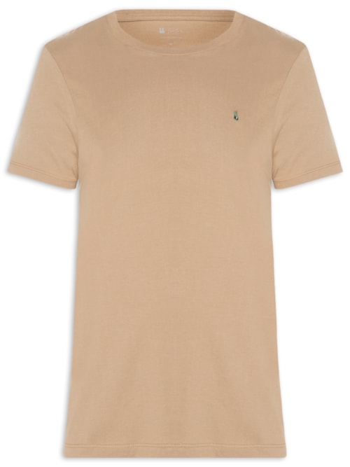 Camiseta Masculina M/M Logo - Bege