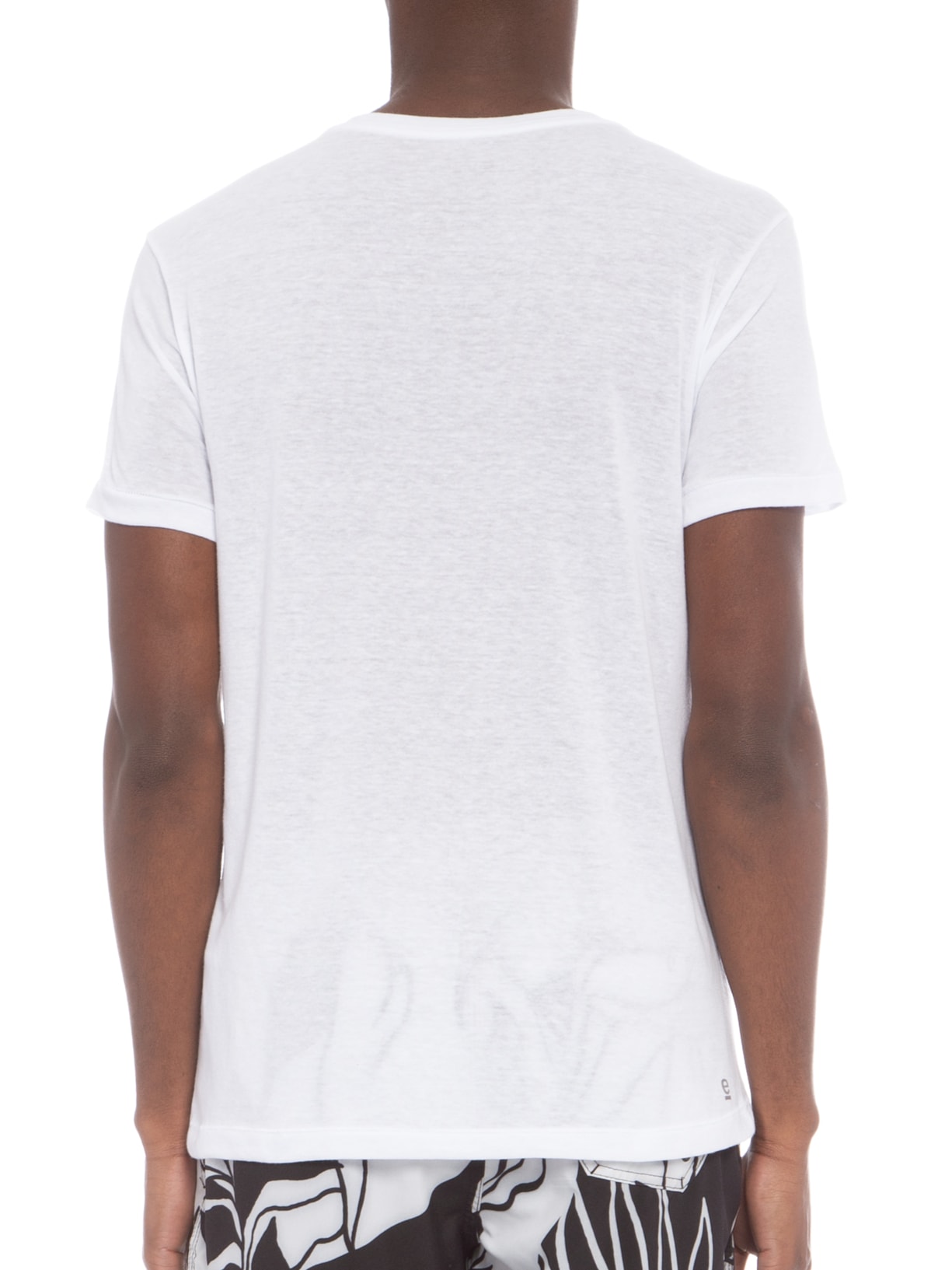 Camiseta Masculina Maga Curta Light E-Basics II Branco Osklen