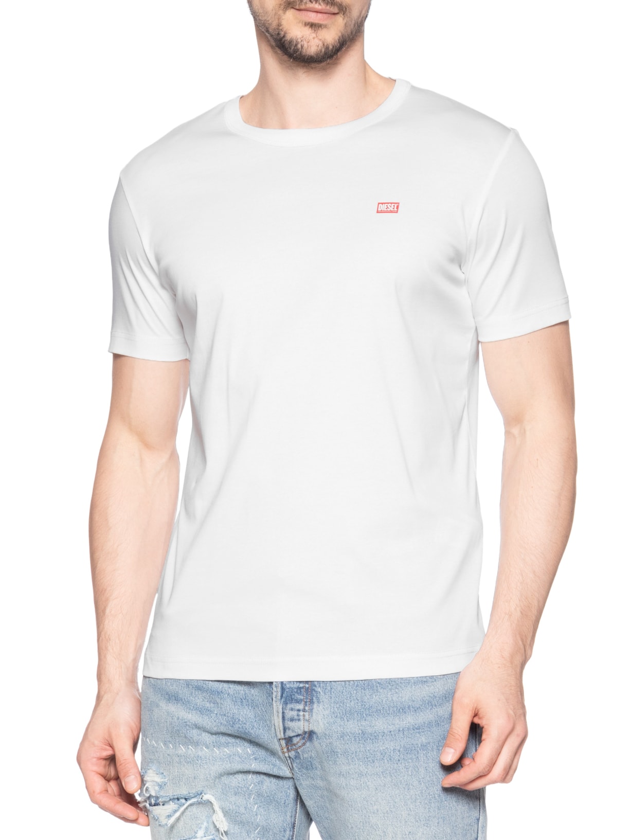 Camiseta Masculina Magliett Branco Diesel