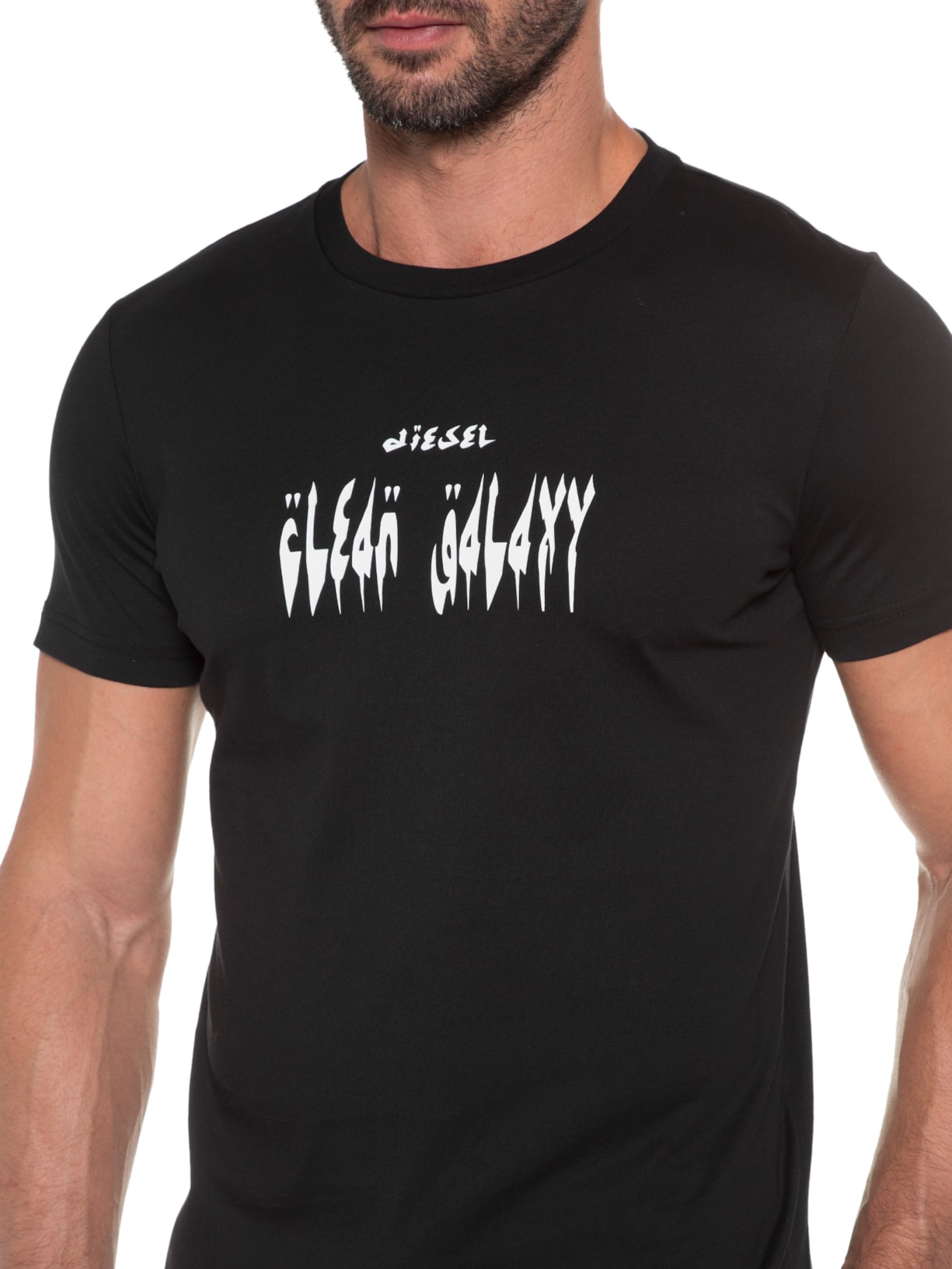 Camiseta Masculina Maglietta Preto Diesel