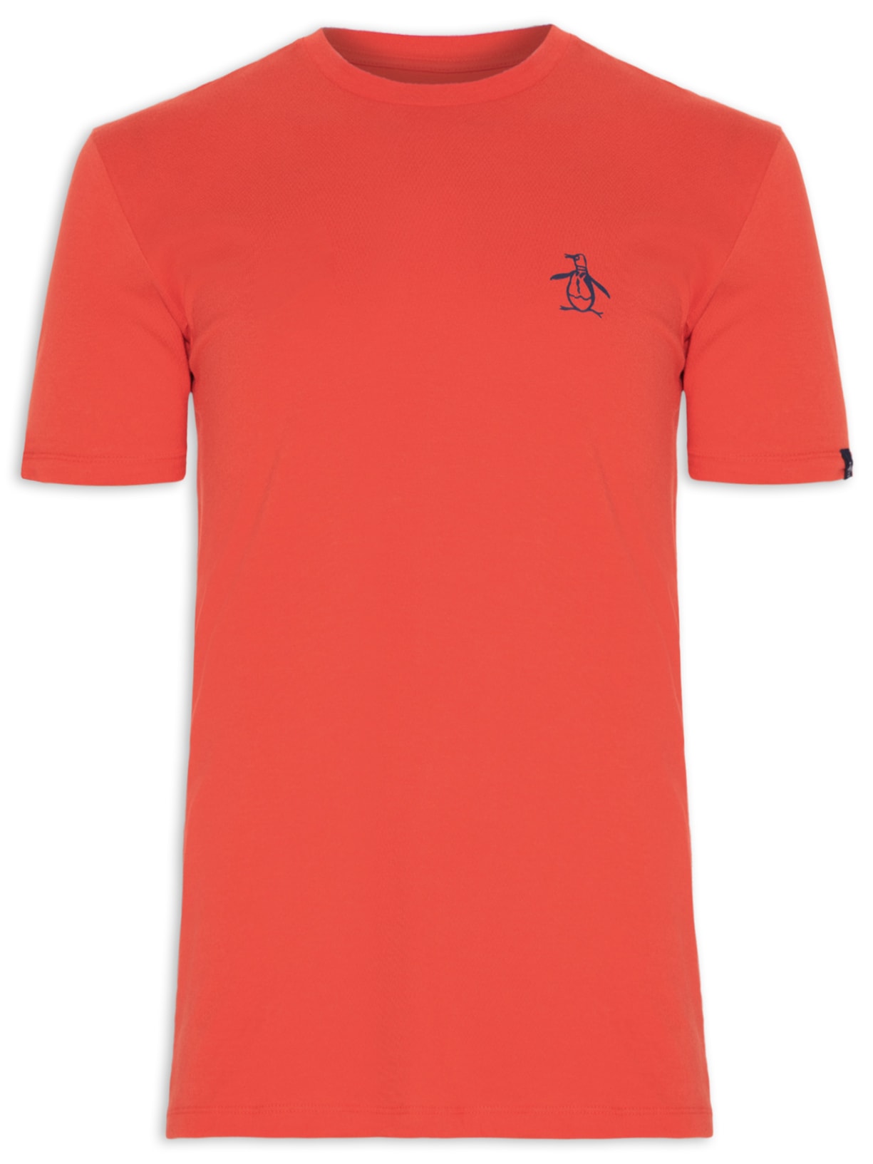 Camiseta Masculina Malha Algodão - Vermelho