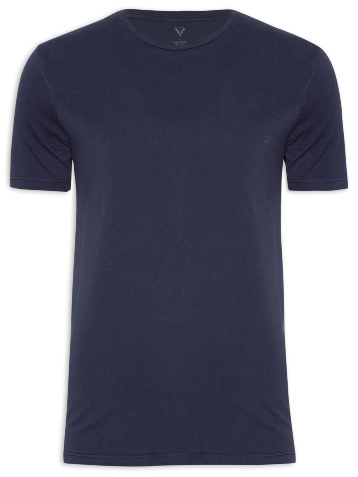 Camiseta Masculina Malha Básica - Cinza