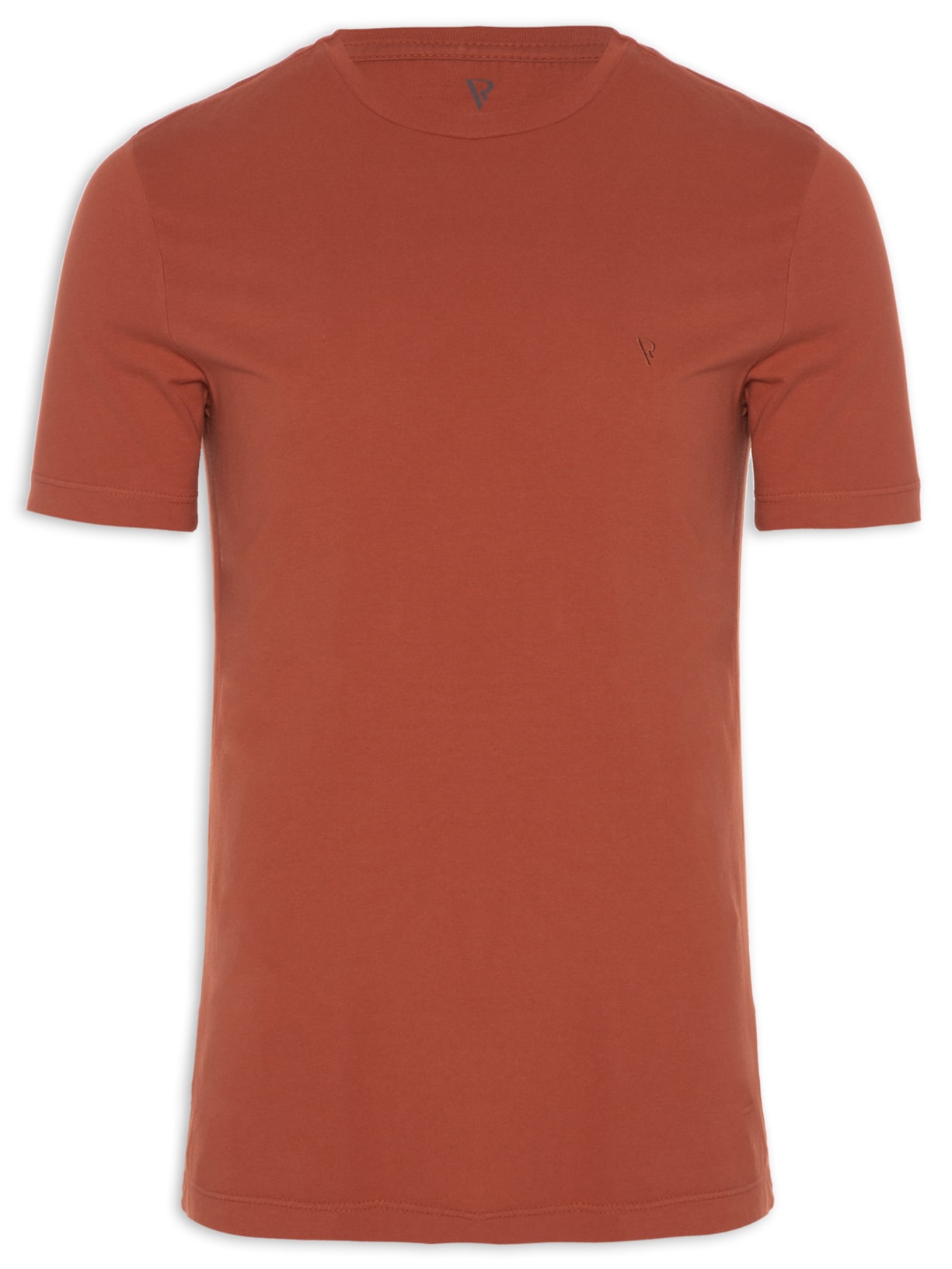 Camiseta Masculina Malha Básica Vermelho Vr