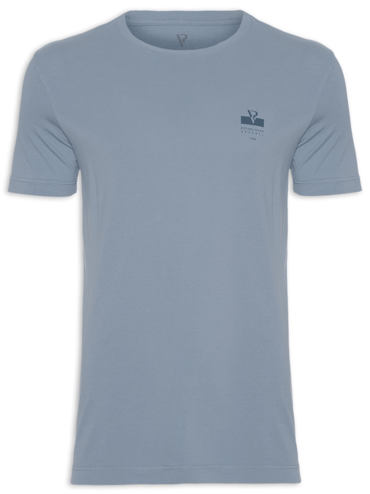 Camiseta Masculina Malha Estampa Establishe Apparel - Azul