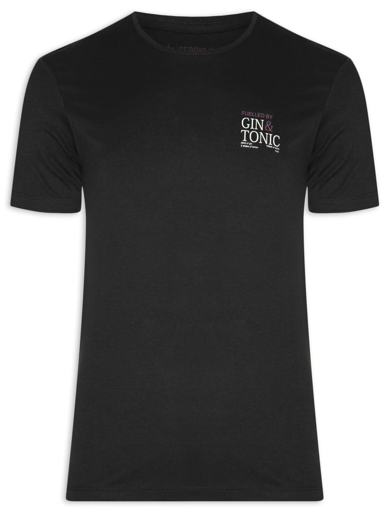 Camiseta Masculina Malha Estampa Fueled Gt - Preto