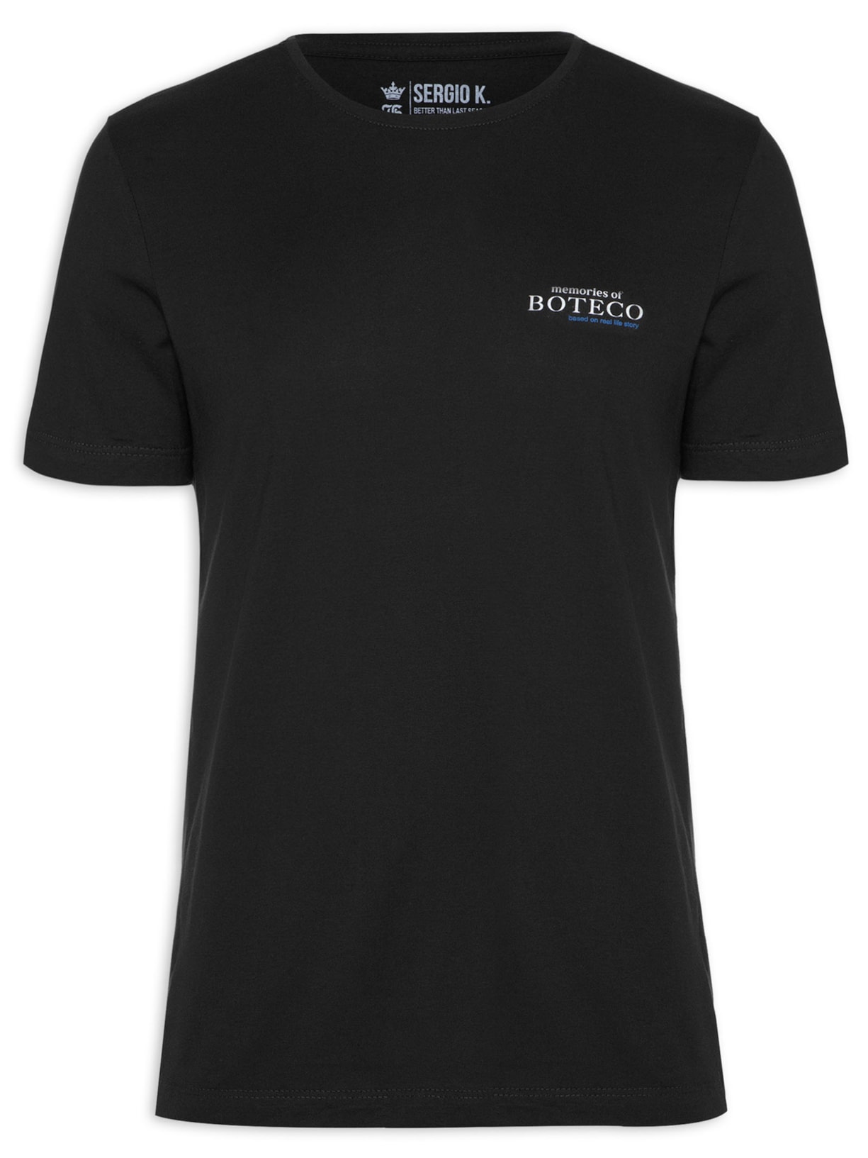 Camiseta Masculina Malha Estampa Memory Of Boteco - Preto