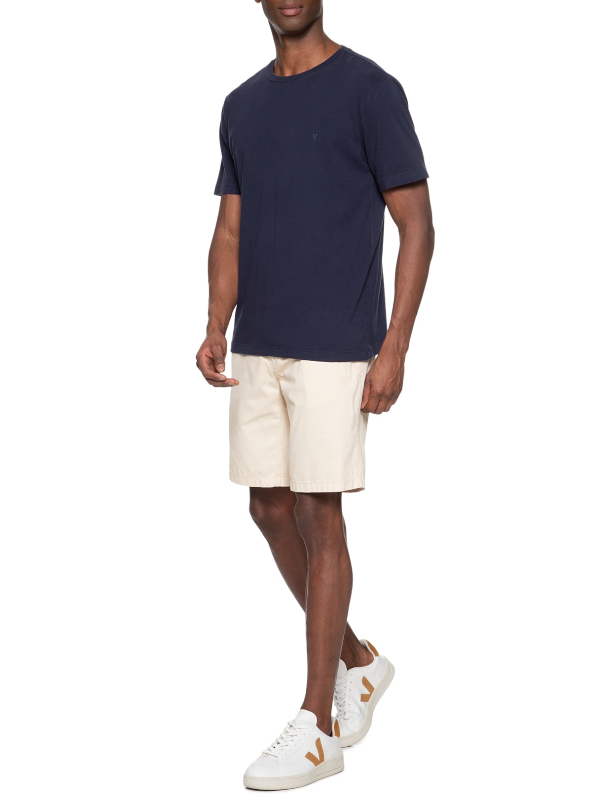 Camiseta Masculina Malha Gd Básica Azul Vr