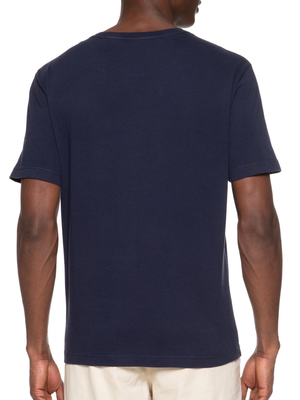 Camiseta Masculina Malha Gd Básica Azul Vr