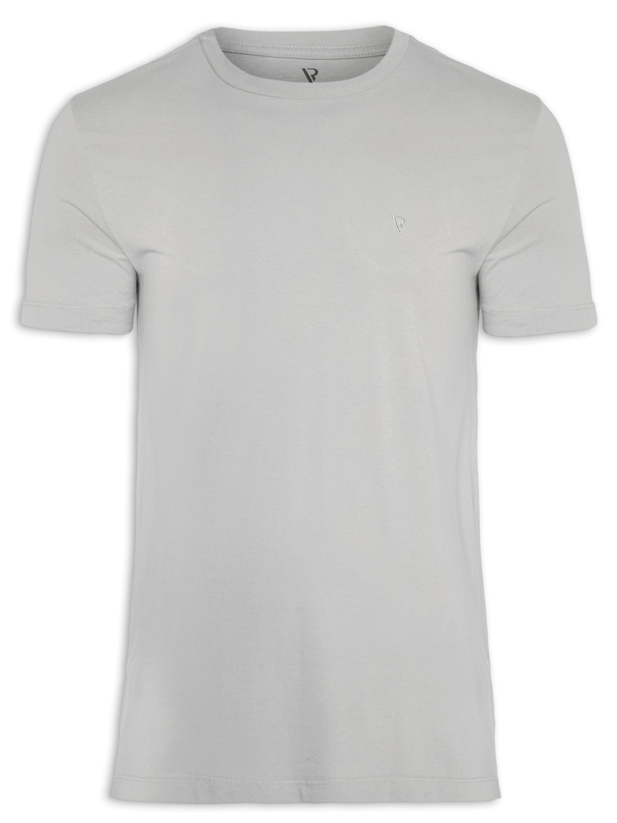 Camiseta Masculina Malha Gd Básica - Cinza