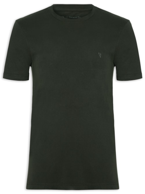 Camiseta Masculina Malha Gd Básica - Verde