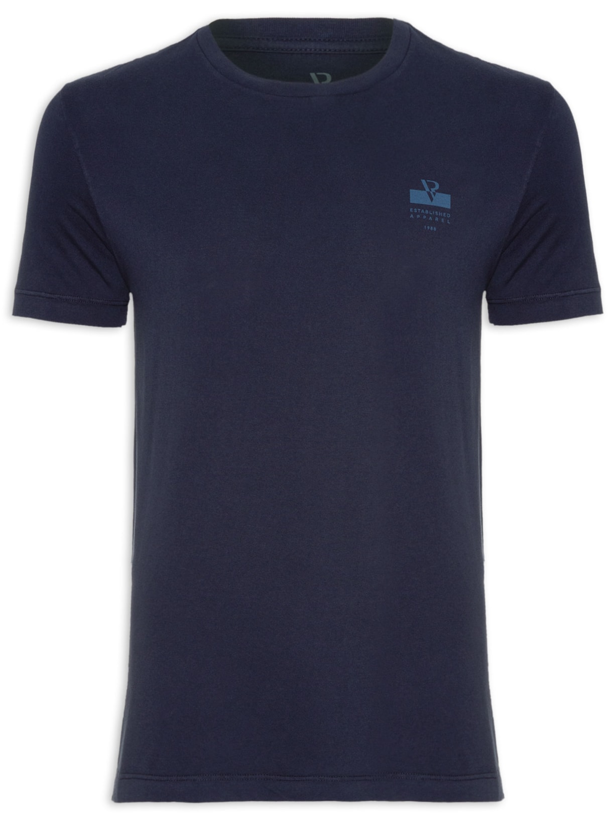 Camiseta Masculina Malha Gd Estampa Establishe Apparel Azul Vr
