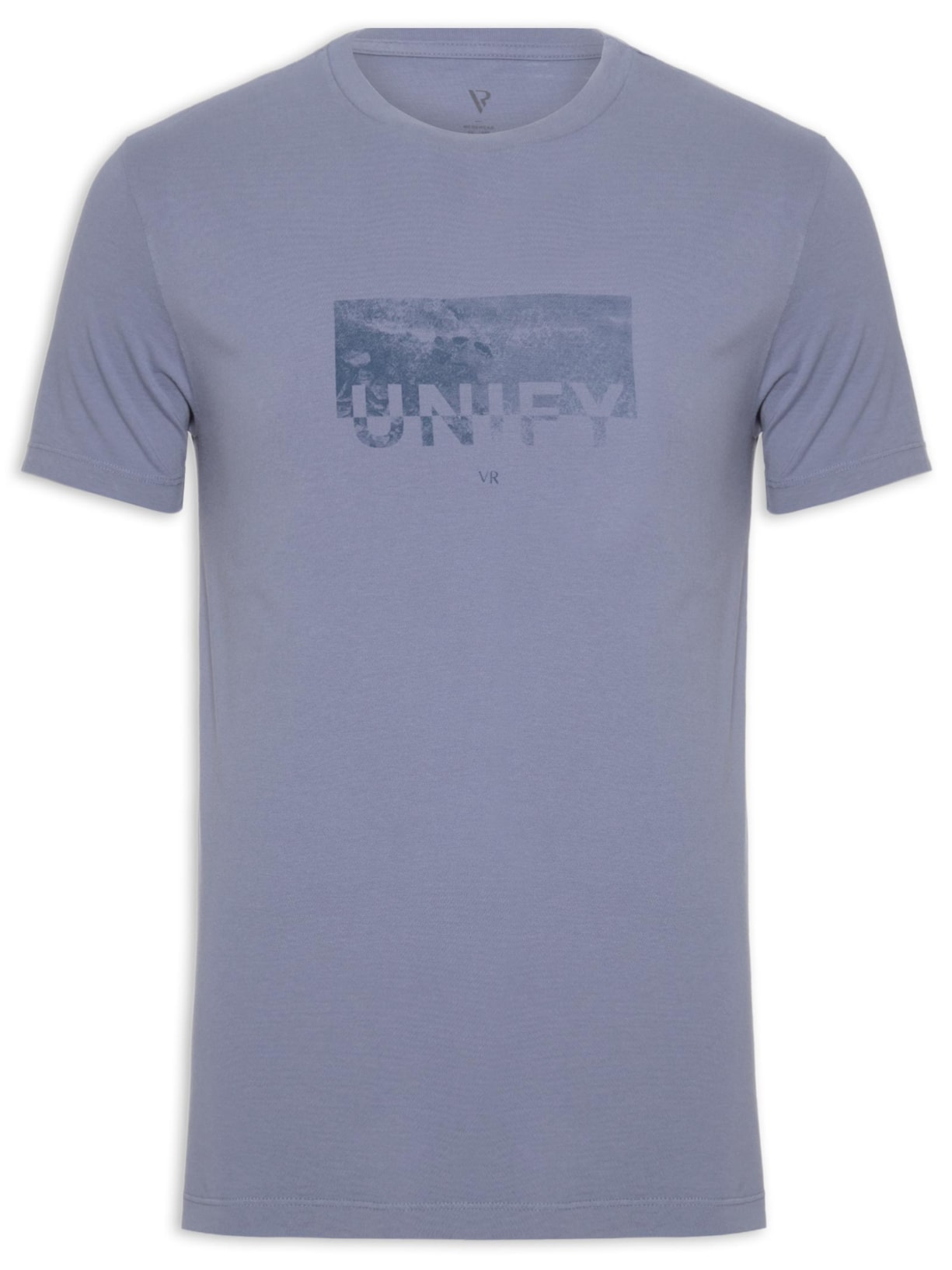 Camiseta Masculina Malha Gd Estampa Unify Azul Vr