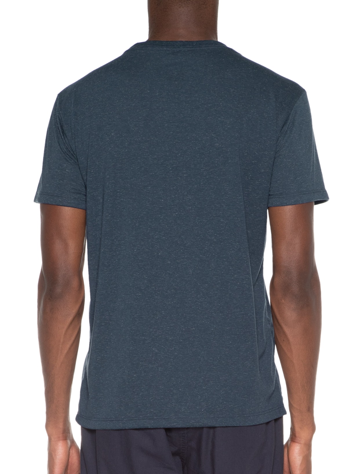 Camiseta Masculina Malha Linho Azul Reserva