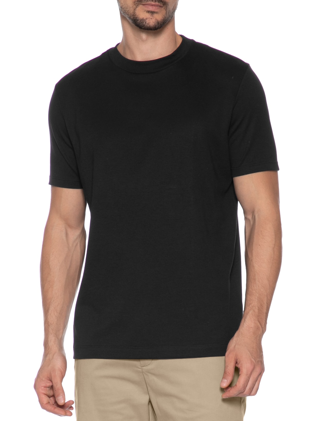 Camiseta Masculina Malha Office Preto Oficina Reserva