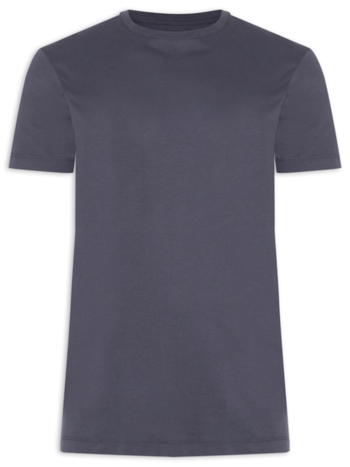 Camiseta Masculina Malha Pima – Azul