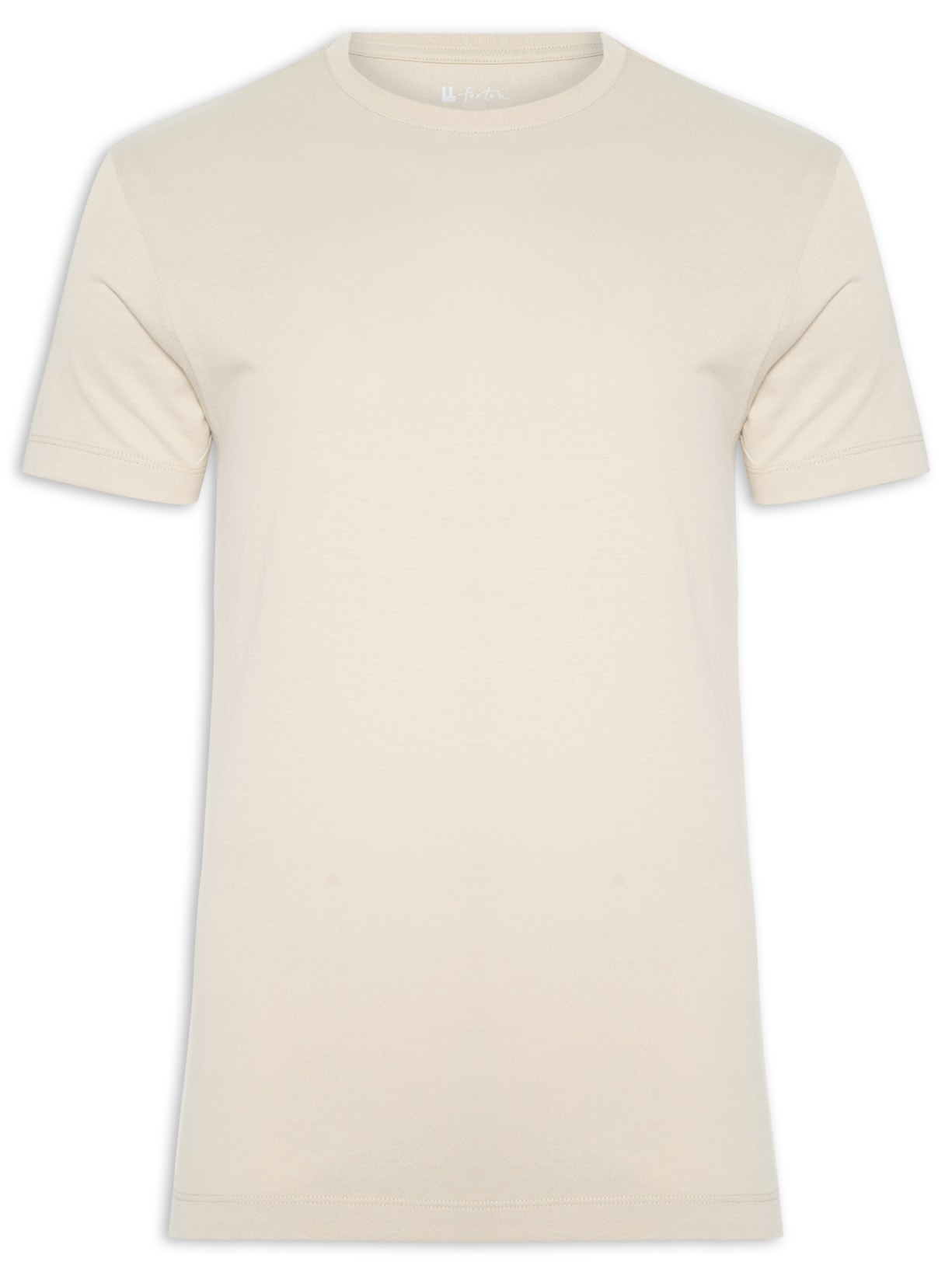 Camiseta Masculina Malha Pima - Bege