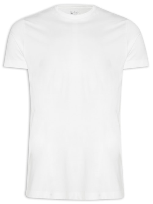 Camiseta Masculina Malha Pima - Branco