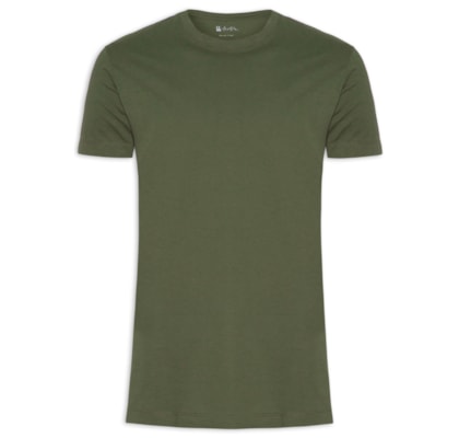 Camiseta Masculina Malha Pima - Verde