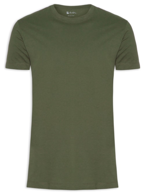 Camiseta Masculina Malha Pima - Verde